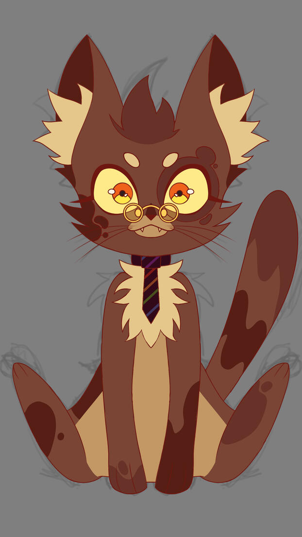 My vtuber cat design v1